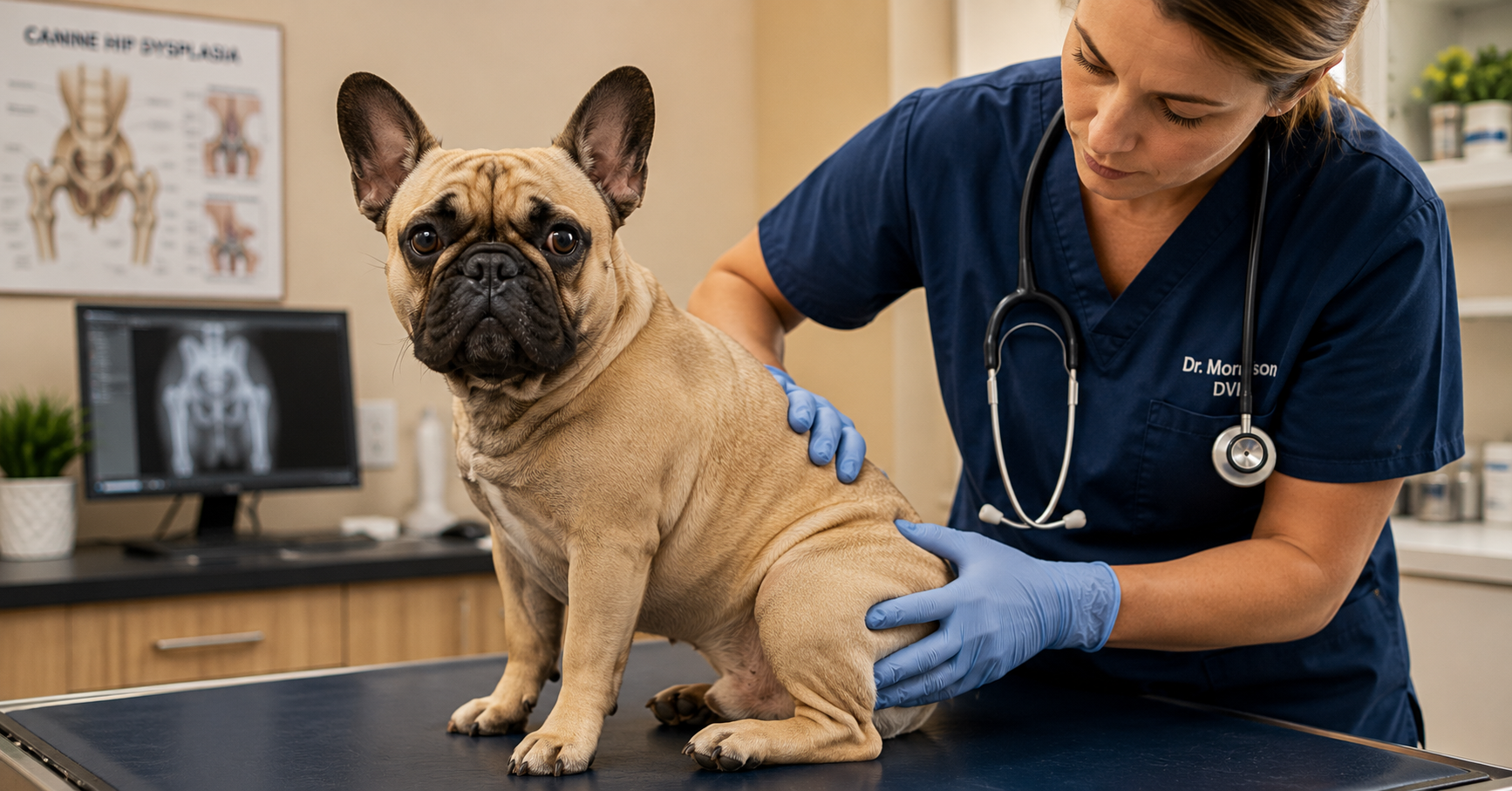 Hip dysplasia in bulldogs — signs and treatment