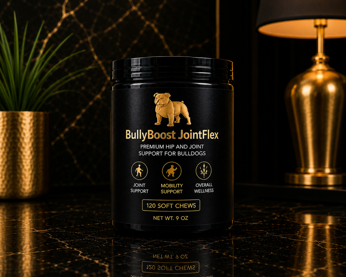 BullyBoost JointFlex Hip & Joint Soft Chews for Bulldogs and Bully Breeds | 120 Chews